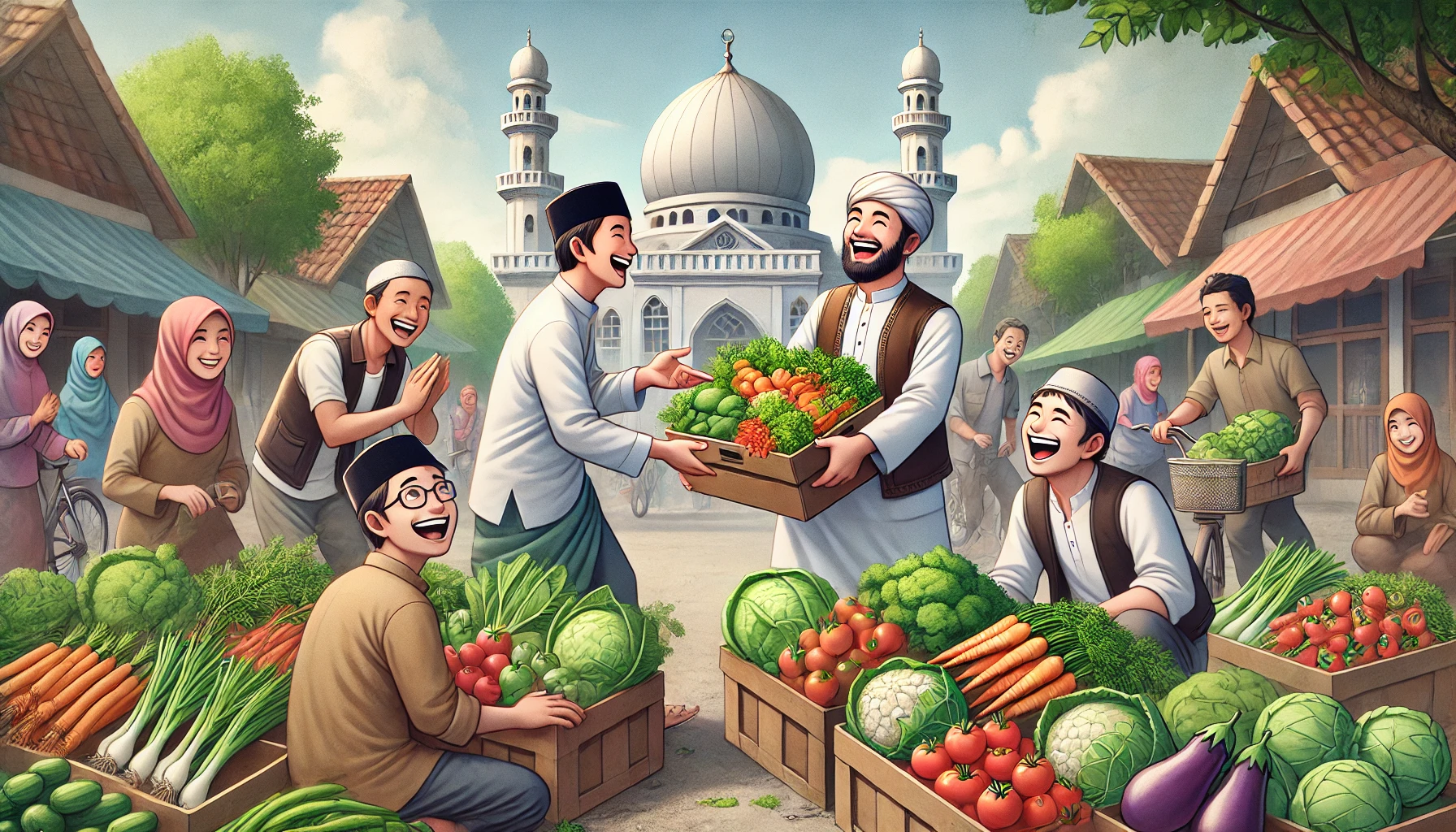 Petani untung, Tengkulak Buntung karena Masjid